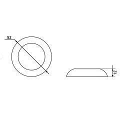 Ручка поворотная АЛЛЮР АРТ BK-R1 PB золото