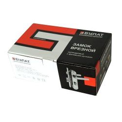 Замок врезной БУЛАТ ЗВ4-3.70.115.04 Темпо хром