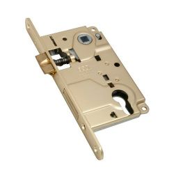 Замок межкомнатный под цилиндр AGB CENTRO B01025.50.03 (латунь) /1743/