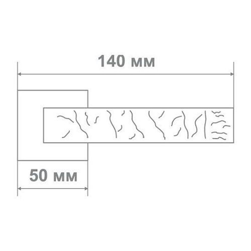 Ручка дверная Leo L3672-30 ANTIQUE SILVER антич.серебро