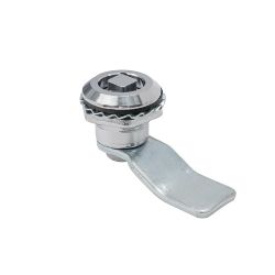 Замок щитовой 705-7 четырехугольный, ригель изогнутый