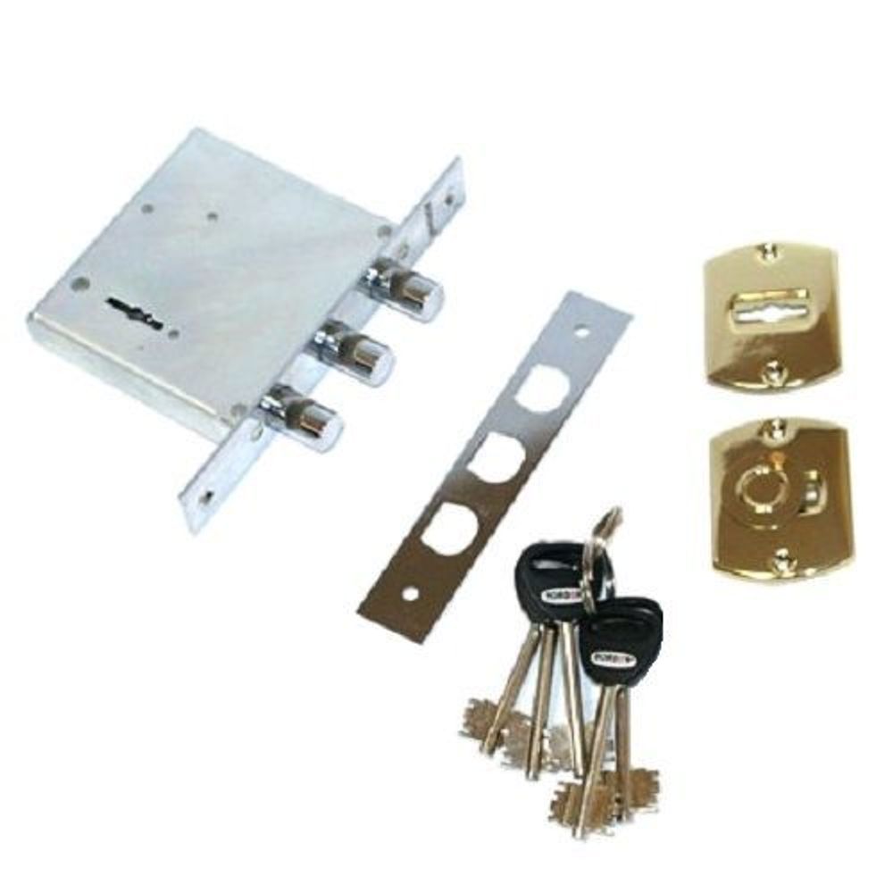 Замок врезной BORDER 71209 ЗВ8-8БЛ/15 (КСП-74) левый