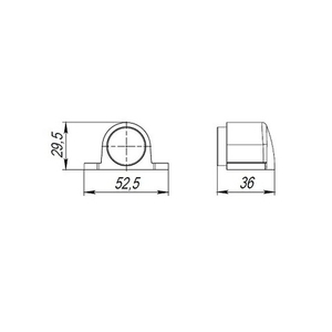 Упор дверной PUNTO DS PF-52 ABG-6 бронза /43353/