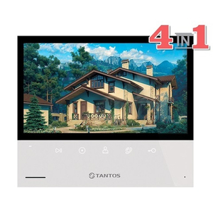 Монитор видеодомофона TANTOS Selina HD M VZ (белый), адаптир., Full HD 1080p