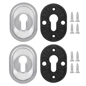 Накладка под цилиндр FUARO ESC-12C CP хром /37481/ (1 шт)