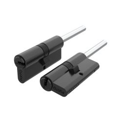 Цилиндровый механизм со штоком PUNTO Z307/85 mm (50+10+25) BL черный 5кл. /63957/