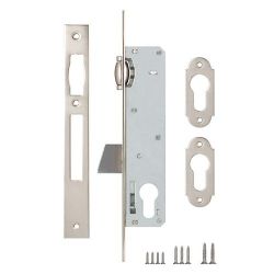 Корпус замка KALE KILIT 255 (25мм) w/b никель /7727/