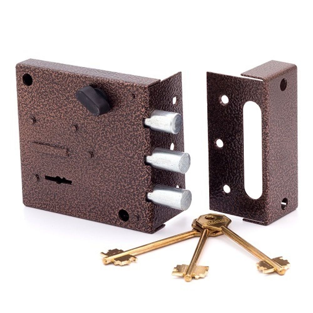 Замок накладной БИФ 090-1 с защелкой