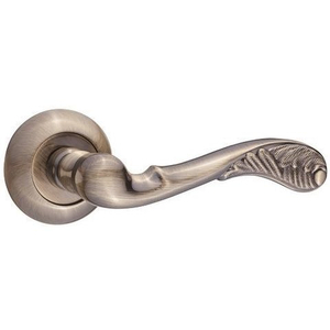 Ручка дверная RENZ 42-08 АВ "Синьори" (бронза античная)