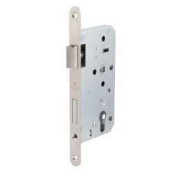 Замок врезной FUARO (INOX) под цилиндр, бексет 55, лицевая 20, м/о 72 мм