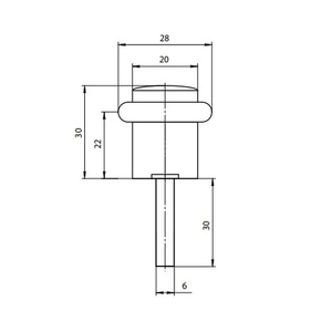 Упор дверной APECS DS-0013 AC медь