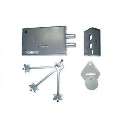 Замок накладной с задвижкой АЛМАЗ ЗН-013 левый