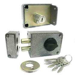 Замок накладной ЗЕНИТ ЗН1-3 серебро /34875/