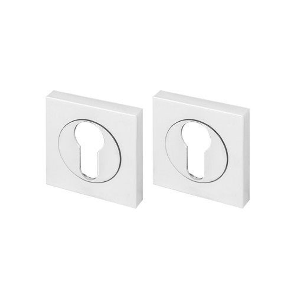 Накладка под цилиндр FUARO ET KM WH-19 белый /40023/