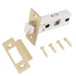 Защелка врезная АЛЛЮР АРТ L45-8 PB золото