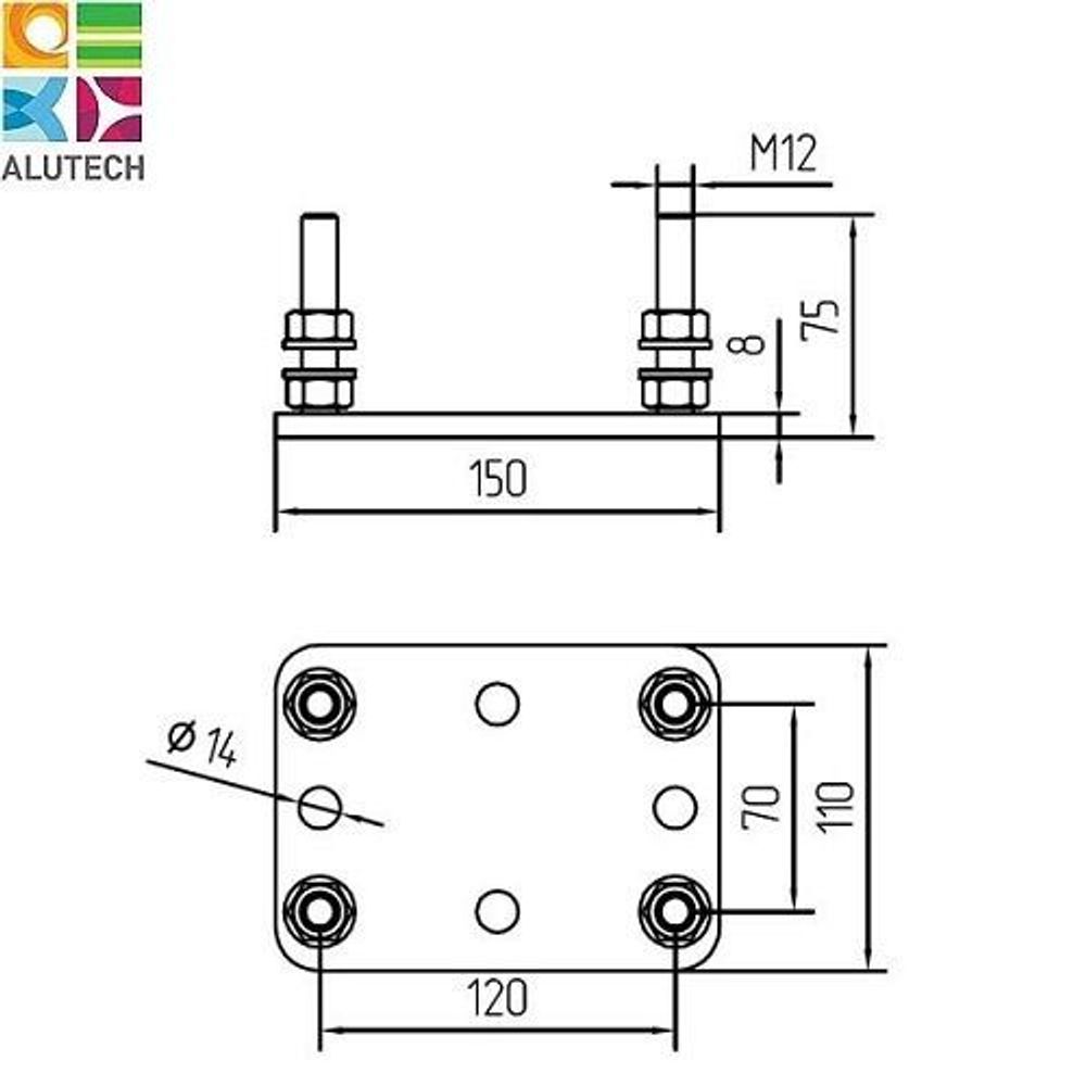 Подставка для системы до 450 кг SGN.01.200 (1шт)