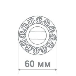 Накладка МЕДИО L55 BAT CPW белый/хром