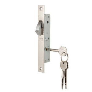 Замок врезной KALE KILIT 201 F (20мм) никель 3кл. /8061/