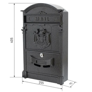 Ящик почтовый АЛЛЮР №4010 серебро