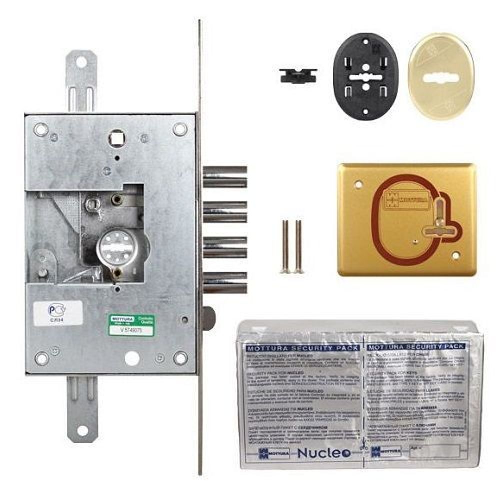 Замок врезной сувальдный MOTTURA 52.K771 S (левый) /12771/