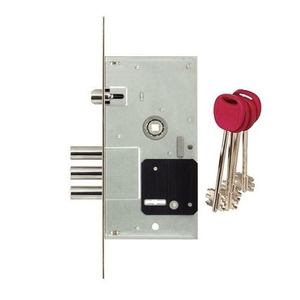 Замок врезной сувальдный KALE KILIT 252/RL (ключ 75мм) 5кл.