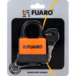 Замок навесной FUARO PL-3640 LS длинная дужка 3кл. /26405/