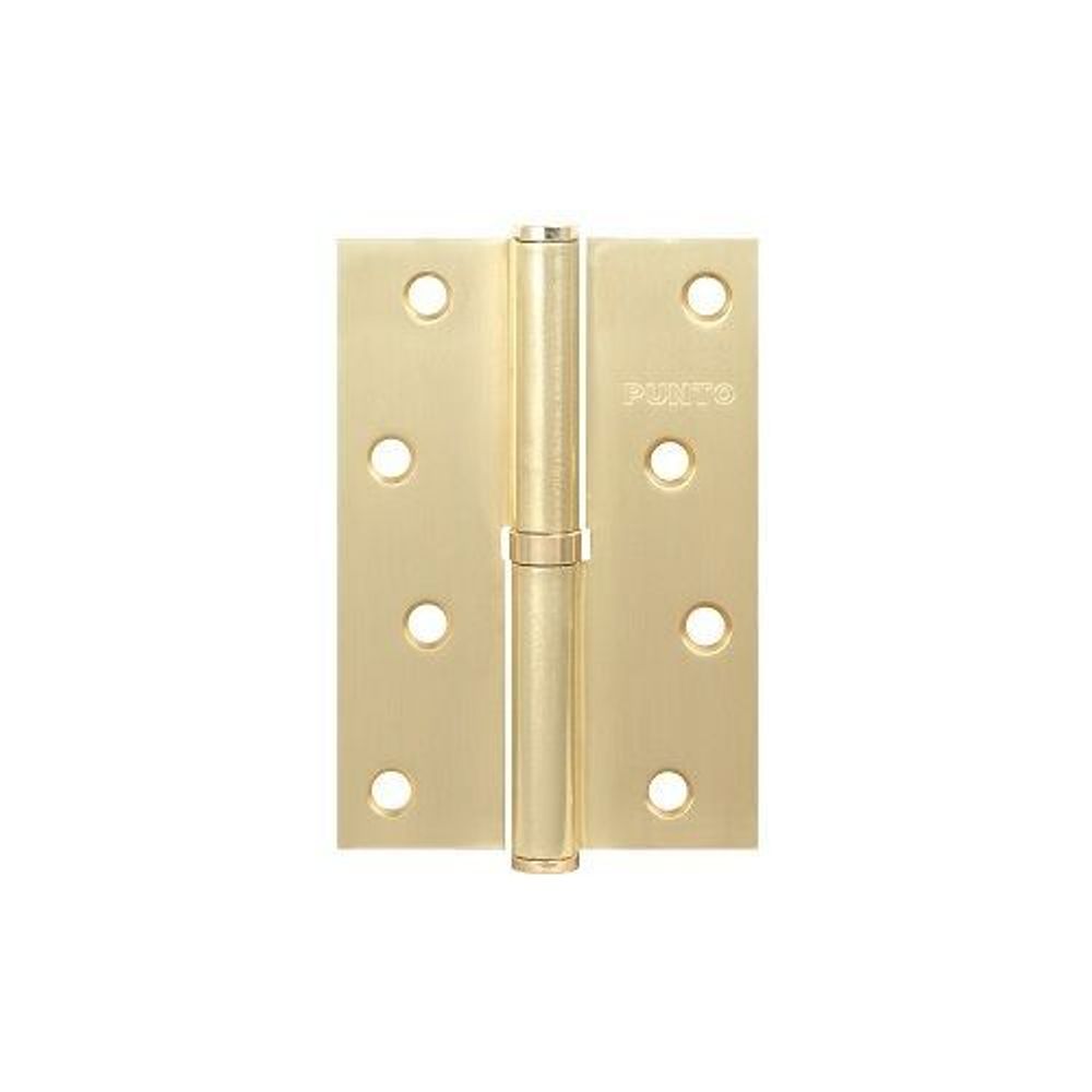 Петля дверная съемная PUNTO 113-4" 100х70х2,5 PB L золото левая /29055/ (1 шт)