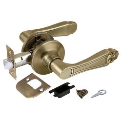 Ручка защелка PUNTO 6037 AB-P (без фик.) бронза /36861/