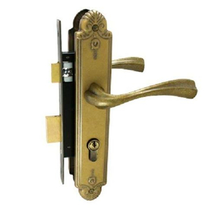 Замок врезной АЛЛЮР АРТ ЗВ4-70.07 OB состаренная бронза