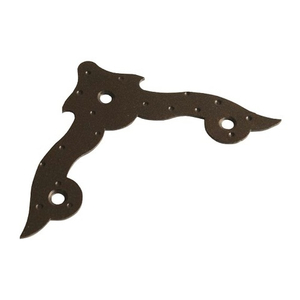 Уголок декор. фигурн. НОЭЗ УДФ 110-S черный матовый