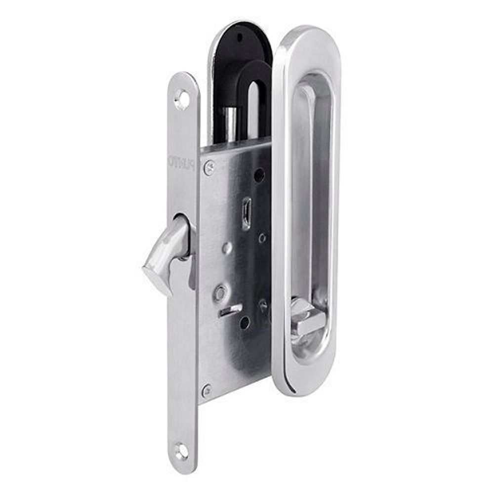 Защелка с ручками для раздвижных дверей PUNTO Soft LINE SL-011 CP хром