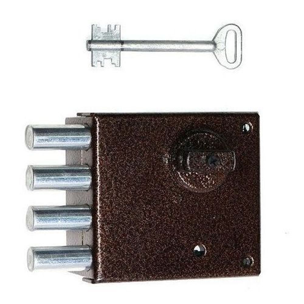 Замок накладной ГЮРАЛ ЗН4-1 пост. ключ правый