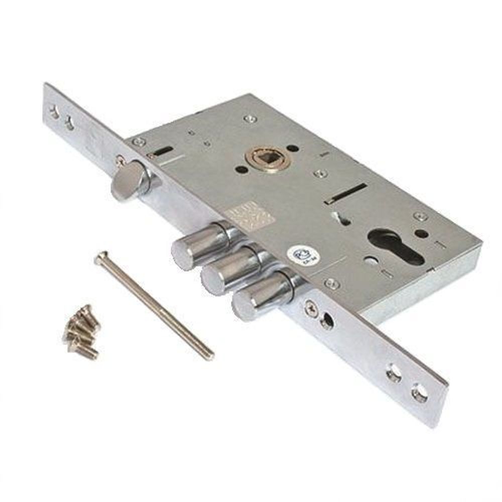 Замок врезной APECS T-52 CR хром