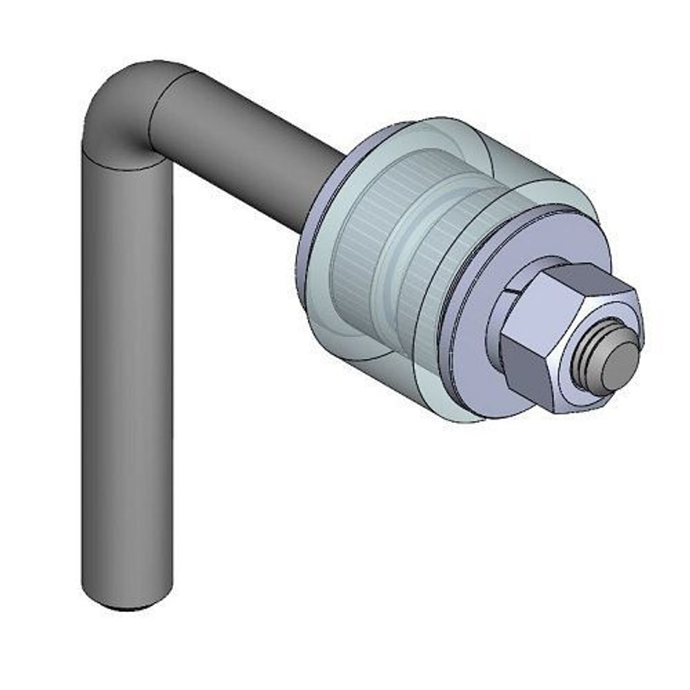 Ролик поддерживающий гнутый силикон