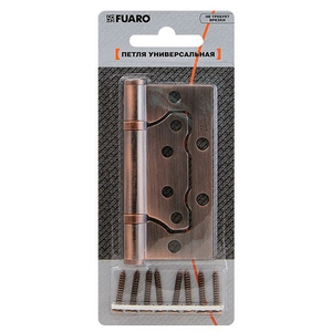 Петля универсальная без врезки FUARO 500-2BB/BL 100x2,5 SC сатин.хром /31057/ (1 шт)