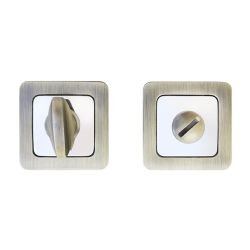 Ручка поворотная АЛЛЮР АРТ BK-S1 MAB/CP мат. бронза/хром