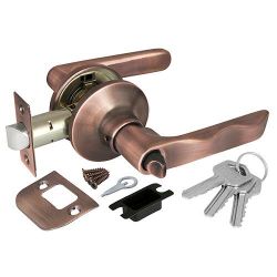 Ручка защелка PUNTO 6024 AC-E (кл./фик.) медь /36827/