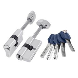 Цилиндровый механизм со штоком PUNTO Z407/90 mm (55+10+25) CP