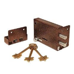 Замок накладной ГЮРАЛ ЗН4-3 левый 3 ключа