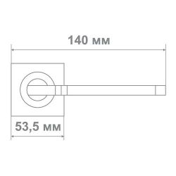 Ручка Медио L09-G38 SN/NP никель
