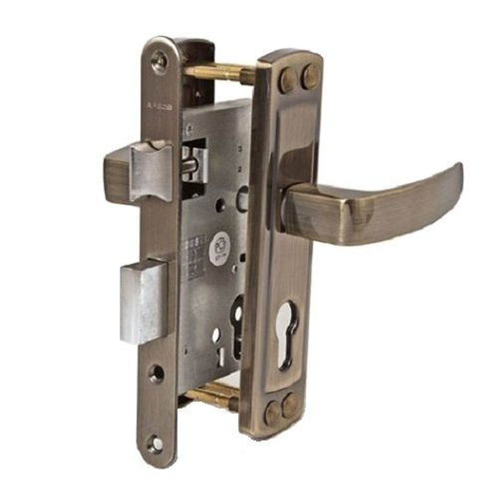 Замок врезной APECS 1601 AB бронза