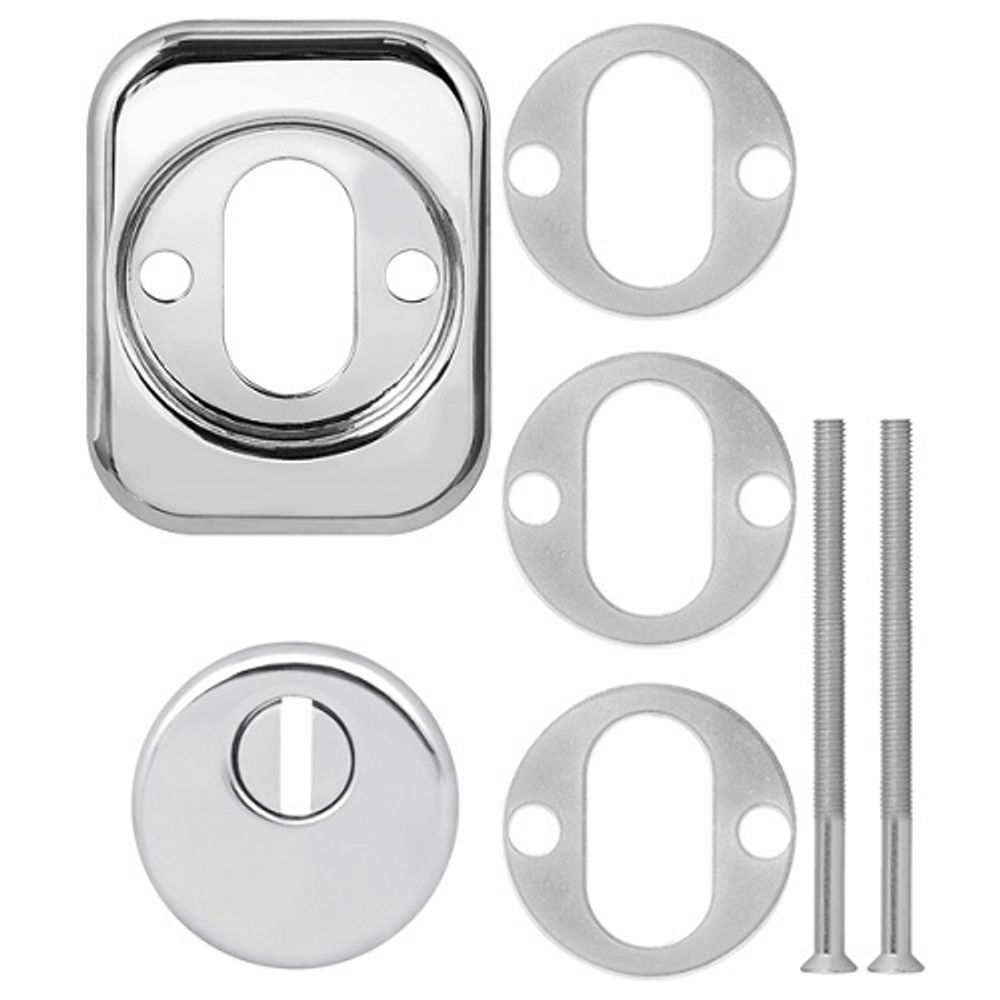 Броненакладка FUARO DEF 4286 SQ XL CP-8 хром /39691/