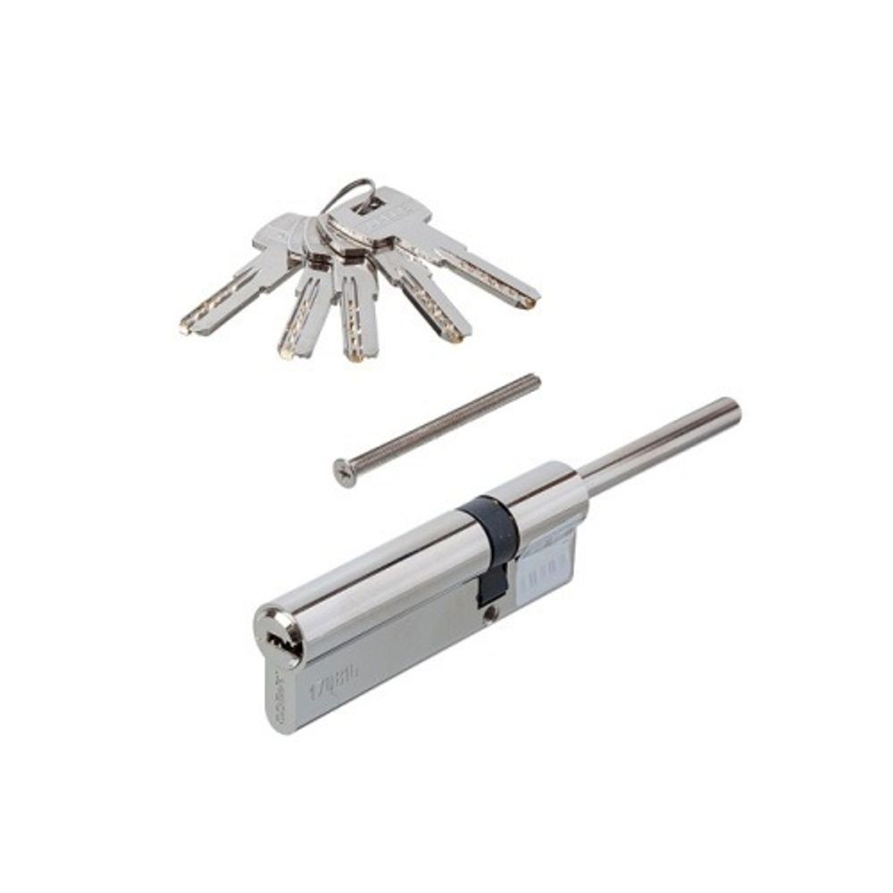 Цилиндровый механизм со штоком APECS SM-95(30S/65)-S/65-NI никель