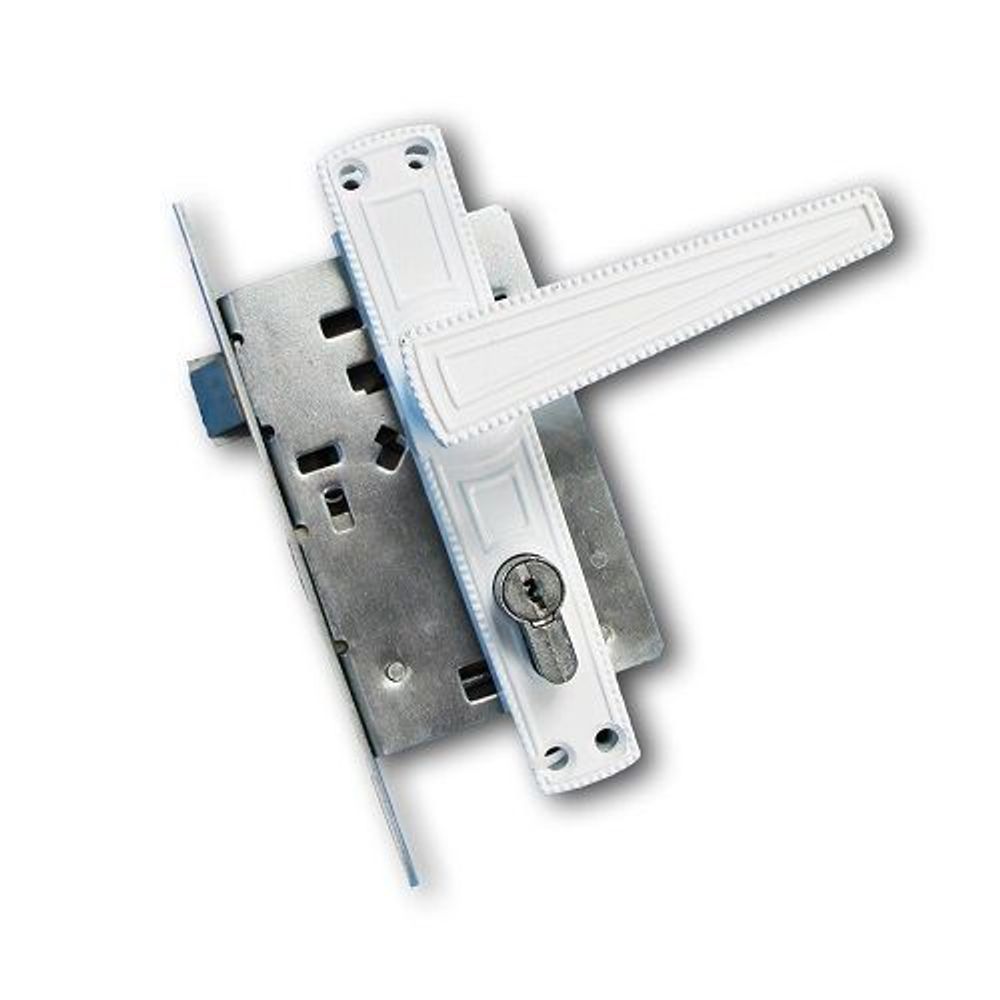 Замок врезной ЗЕНИТ ЗВ4-3.01 белый