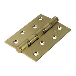 Петля дверная универсальная усиленная PALLINI PH-3 100x70x3 4BB SG матовое золото (1шт.)