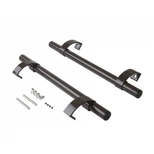 Комплект офисных ручек прямых WDP 500 мм , черный RAL9005