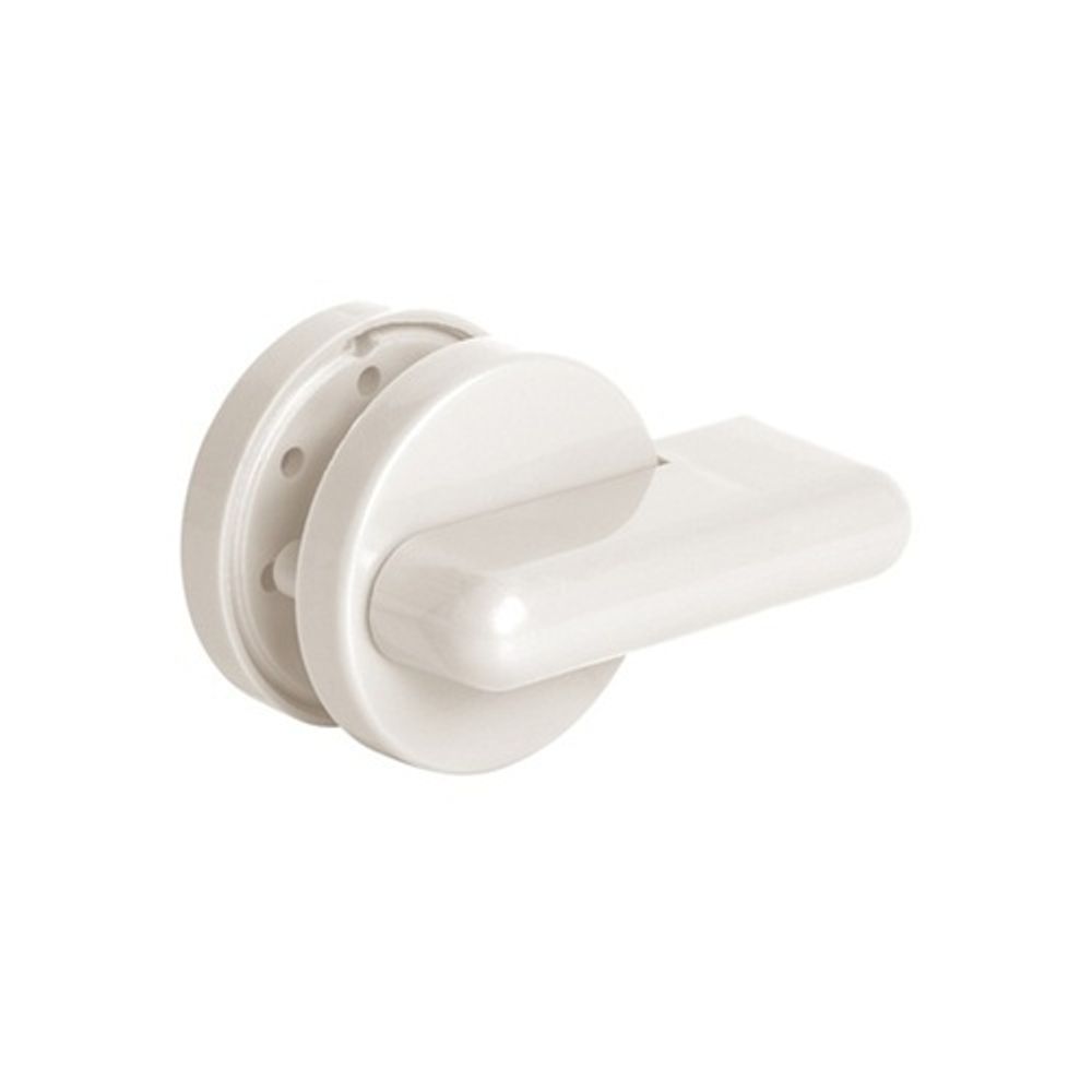 Ручка поворотная AJAX BK6 WC-CABIN PVC WH (белый) /59115/