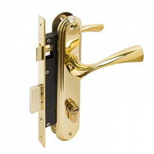 Замок врезной БУЛАТ ЗВ4-1.03.05 НОМОС золото