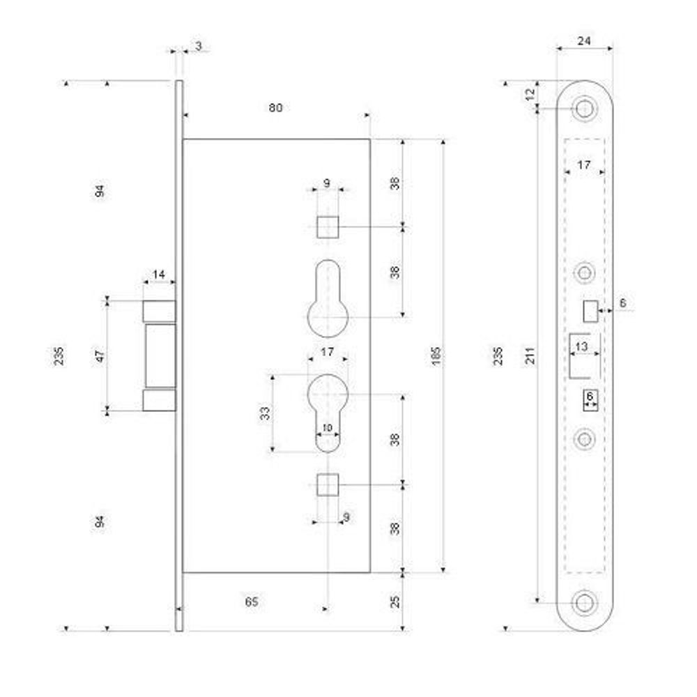 Apecs 1900 inox 15715 чертеж