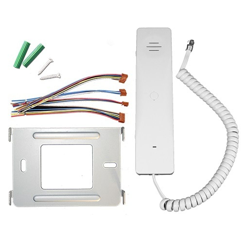 Монитор видеодомофона TANTOS Elly-S с трубкой (белый) TFT LCD 4,3" экран